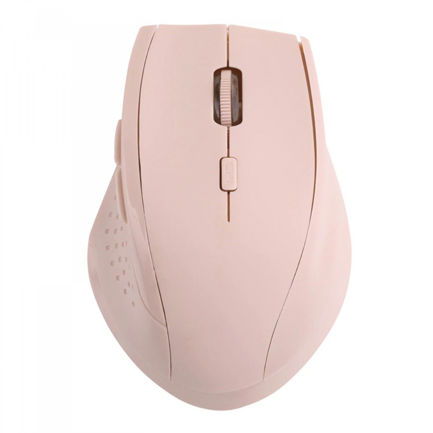 Powerology Ergonomic Wireless Mouse 2.4Ghz - Blush Pink
