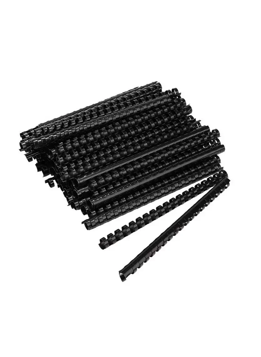 Partner 100-Piece Binding Combs 16Mm Black