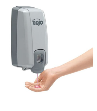 GOJO NXT SPACE SAVER PUSH TYPE SOAP DISPENSER 1000ML REFILLS 2130-06