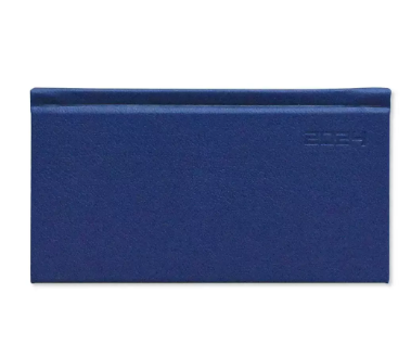 Fis 2024 Slim Diary,Italian Pu English, Hard Cover, Blue -FSDI57E24BL