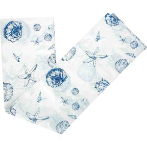 Royalford Shower Curtain - Plastic - White