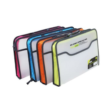 DELI BAG HANDY ZIPPER FILE A4 W38129