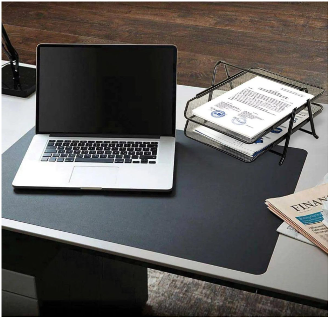 Partner 2-Tier Metal Mesh Document Tray Black