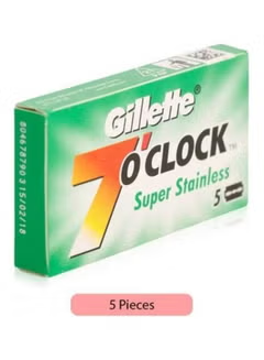 5-Piece 7 O'clock Super Stainless Blade Set