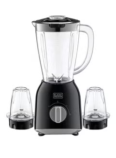 Blender, With 2 Grinder Mills, 1.5 L 400 W BX365J, Black
