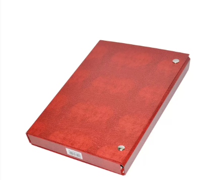 FIS Document Bags, Vinyl with Button, Maroon Color, F/S (210 x 330 mm) Size - FSBDDBBVA407