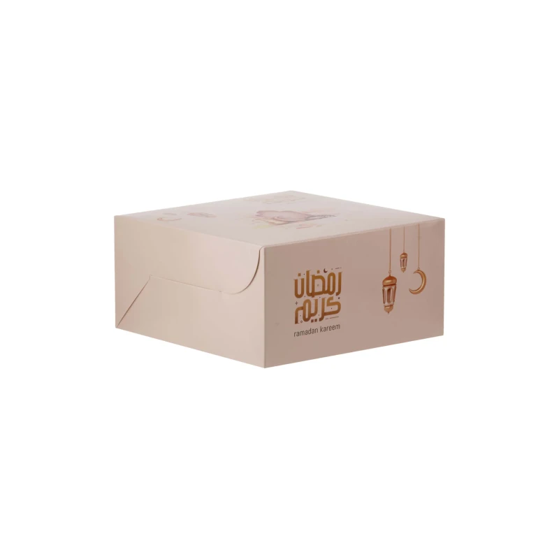 Ramadan Kareem Printed Snack Box 20x20x10 Cm