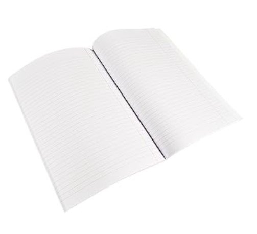 Fis International Exercise Books A4, Single Ruled With Right Margin & Index 160 Pages, Pack Of 10 Pieces