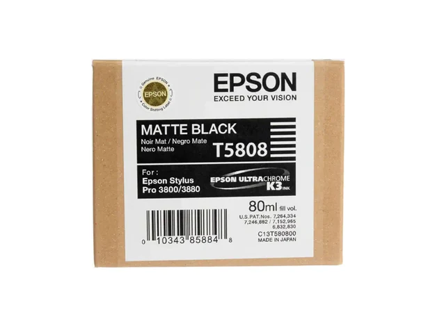 Epson CC13T580800 80ml Matt Black Ink Cartridge