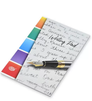 FIS Pack of 12 Writing Pad A4, 60 Sheets, Single Line -FSPDJA25-60