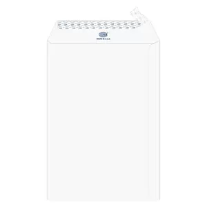 FIS Executive Laid Paper Envelopes Peel & Seal, Pack of 25 Pcs. Moon Beam White Color, 10 x 7 inch Size, 100 GSM - FSEE1033PMWB25