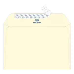 FIS Executive Envelope Peel & Seal, Pack of 50 Pcs. Camelle Off White Colors, C5 (162 x 229 mm), 100 GSM - FSEE1026PBOW50