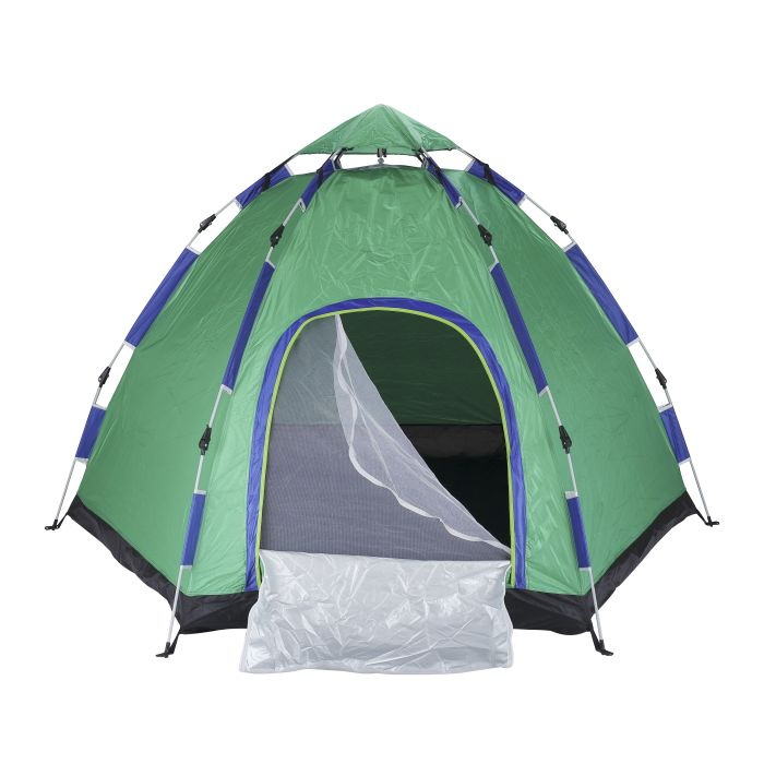 Season Tent 4 Person, RF10302 | Backpacking Tent For 3 Season | Waterproof, Portable, Windproof | Double Layer For Cycling, Hiking, Camping | Lightweight, Practical Storage Space, Multiple Uses