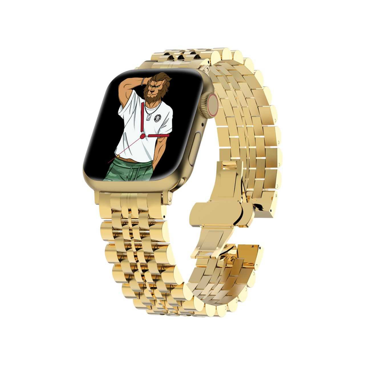 Green Mettalic Picolla Acero Correa Bracelet for Apple Watch 42 / 44mm - Assorted  colour