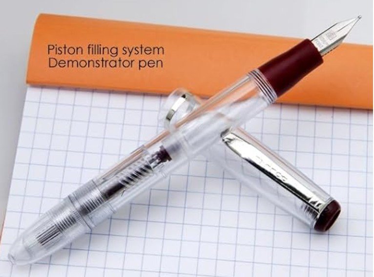 Fountain Pen Dollar 717 I Transparent (Pack Of 10)