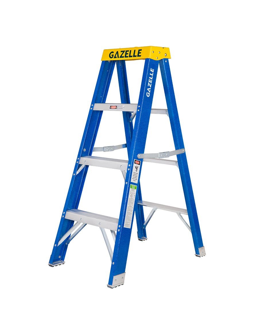 GAZELLE G3004 4FT FIBERGLASS STEP LADDER (1.2M)
