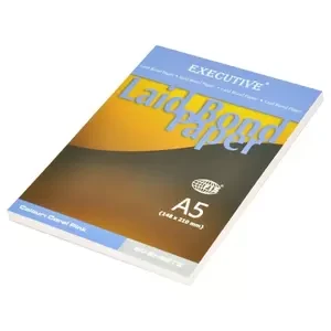 10-Piece A5 FIS Executive Laid Bond Paper, Coral Pink 50-Sheets - FSPDEX50CPI