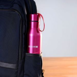 Royalford 950Ml Vacuum Bottle - Stainless Steel - Pink