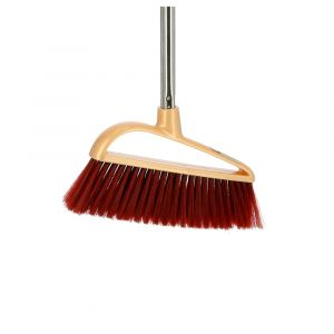Royalford Portable Broom With Dustpan - Plastic - Beige