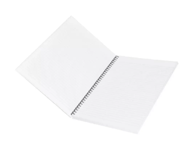 5-Piece FIS Spiral Hard Cover Notebook Single Line A4, 100-Sheets - FSNBSA41904