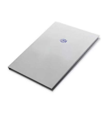 FIS Pack of 5 Hard Cover Notebook A5 Single Line, 100Sheets, Silver -FSNBA5SL100SL