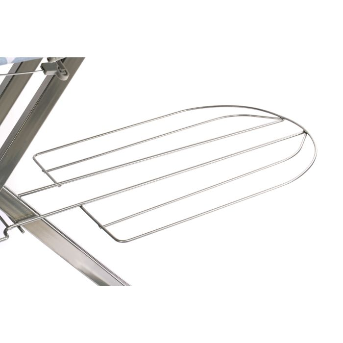 Royalford RF365BL 127 X 46 Cm Ironing Board With Steam Iron Rest, Heat Resistant, Contemporary Lightweight Iron Board With Adjustable Height And Lock System (Blue)