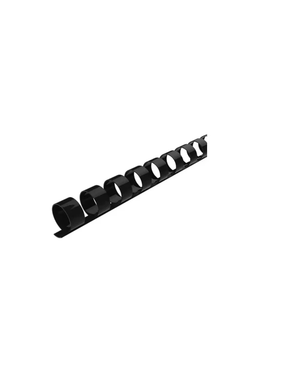 Partner 100-Piece Binding Combs 12Mm Black