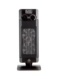 Tower Fan Heater With Dual Heat Setting And Auto Shut-Off Function 2000.0 W HX340-B5 Black