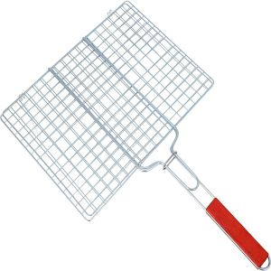 Royalford Barbeque Grill Chromium Plated Iron Rf10376 - Iron - Silver