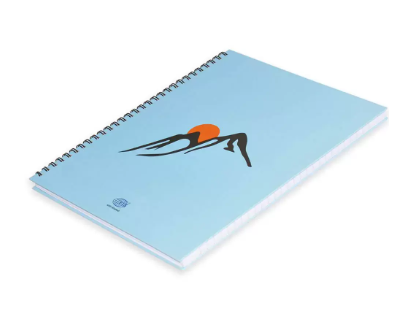 5-Piece FIS Spiral Hard Cover Notebook Single Line 10X8 Inch, 100-Sheets - FSNBS1081902