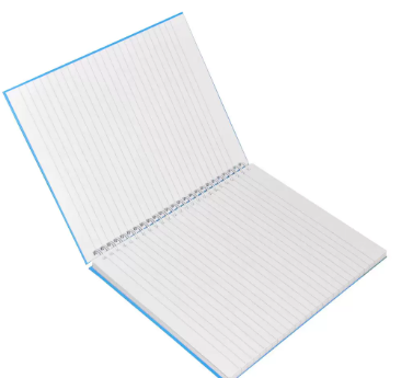 LIGHT Pack of 5 Spiral Hard Cover Note Book 100 Sheets. Size:9X7 Inches (22.86 X 20.32 CM) -LINBS971001305
