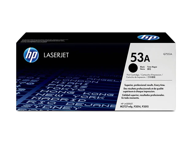 HP 53A Black LaserJet Toner Cartridge (Q7553A)