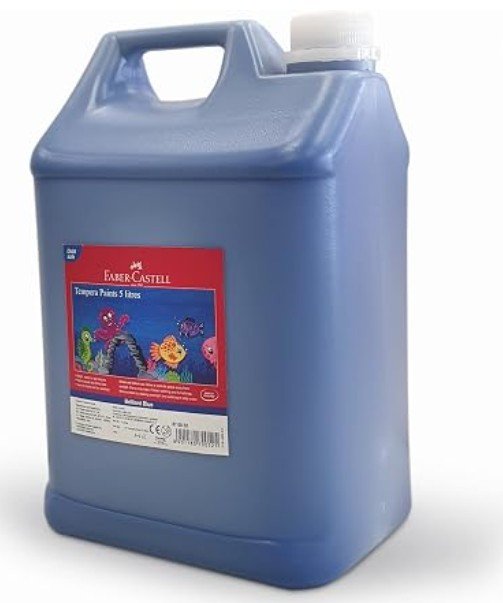 Faber-Castell Tempera Paints 5 Litres Brilliant Blue