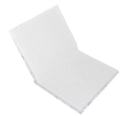 LIGHT Pack of 5 Hard Cover Notebook Single Line,10X8 Inches (25.4 X 20.32 cm),100 Sheets - LINB1081707