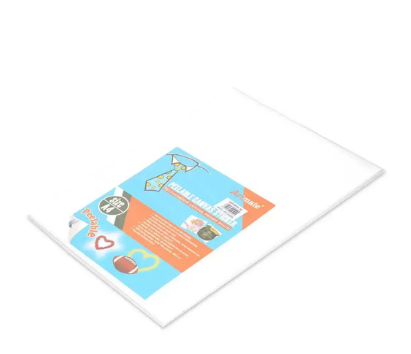 Pack of 10 Piecess Artmate Peelable Canvas Sticker, Self Adhesive Canvas, Primed White Colour- JISTJIPCS-A4