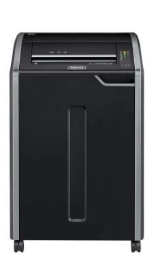 Fellowes Powershred 485i Commercial Strip Cut Shredder, Black