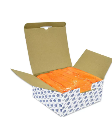 Pack of 50 Pieces Flat Lanyard With Hook And Safety Buckle, 2X90cm Orange - FSNAPOR