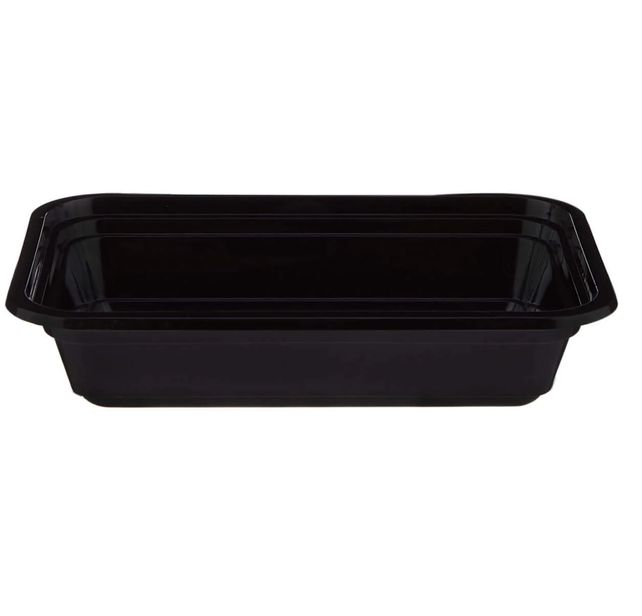 Black Base Rectangular Container