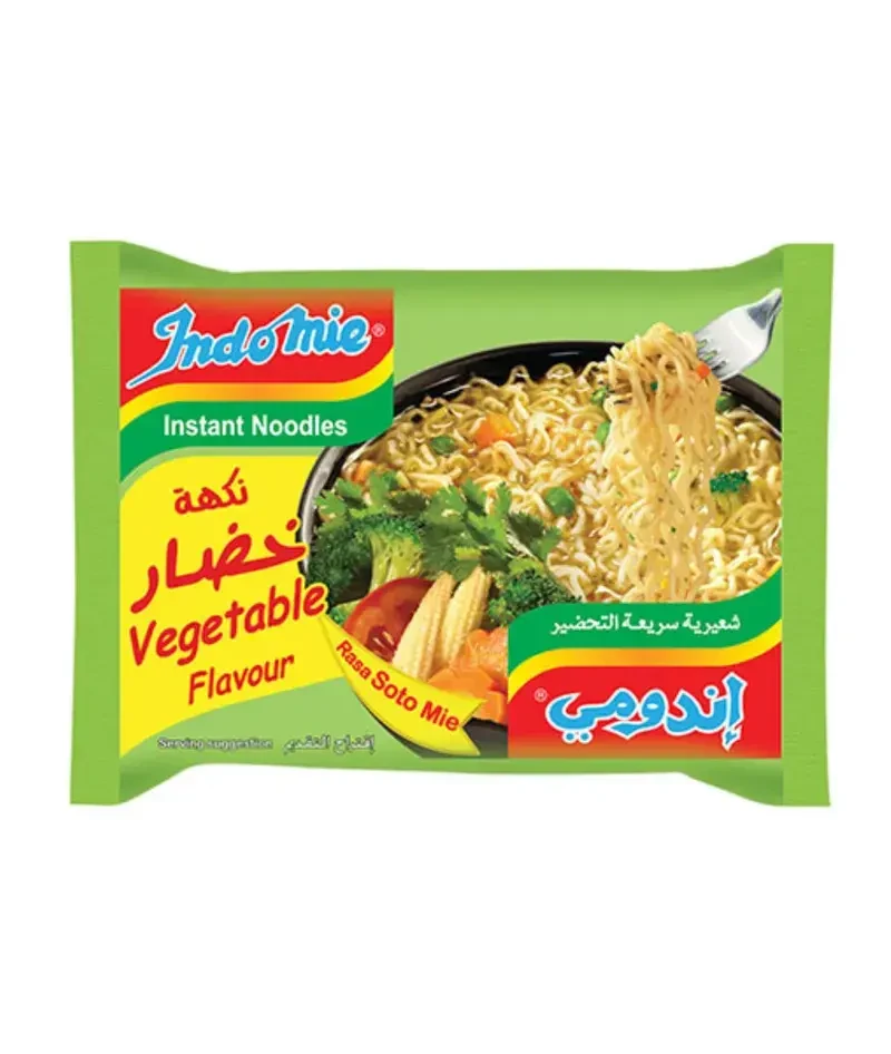 Indomie Instant Soto Noodles Vegetable Flavour  75g x 5 x 8