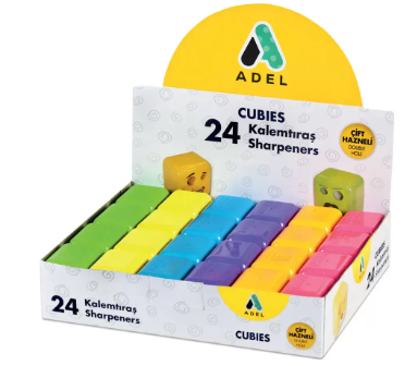 Adel Cubies Sharpener 24 Pcs - ALSP2260000003