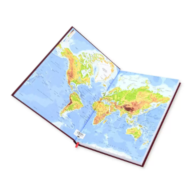 FIS Diary 2024 (Arabic/English) Maroon, A4 - FSDI42AEN24MR