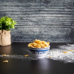 Royalford 35" Perwinkle Designed Melamine Rice Bowl - Melamine - White