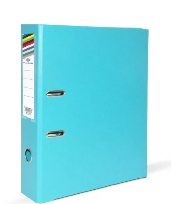 Pack of 50 Pieces Pieces PP Lever Arch Box File Blue