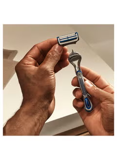 Skinguard, Sensitive Razor, Handle + 2 Blades, Multicolour