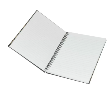 5-Piece Light Spiral Hard Cover Notebook, Single Ruled, (100 Sheets), A5 Size - LINBSA51602