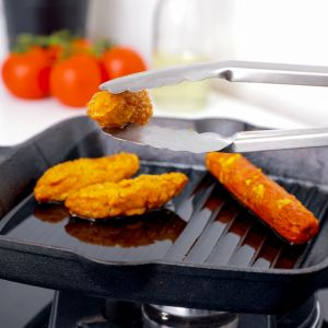 Royalford Kitchen 12" Food Tong - Stainless Steel - Silver