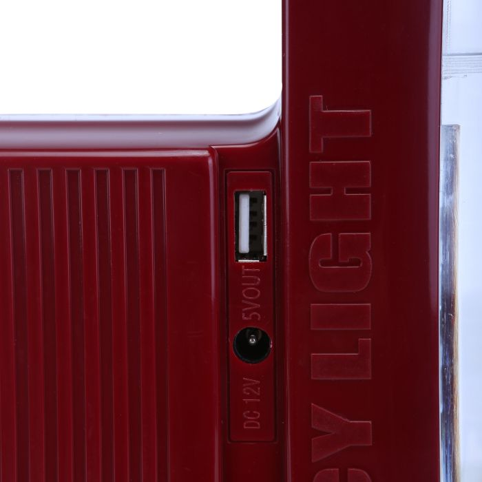 Geepas Rechargeable LED Lantern & 1Pc Torch | Emergency Lantern With Light Dimmer Function | 24 Pcs Super Bright LEDs, 20Hours Working Lantern | Ideal For Outings, Trekking, Campaigning And More