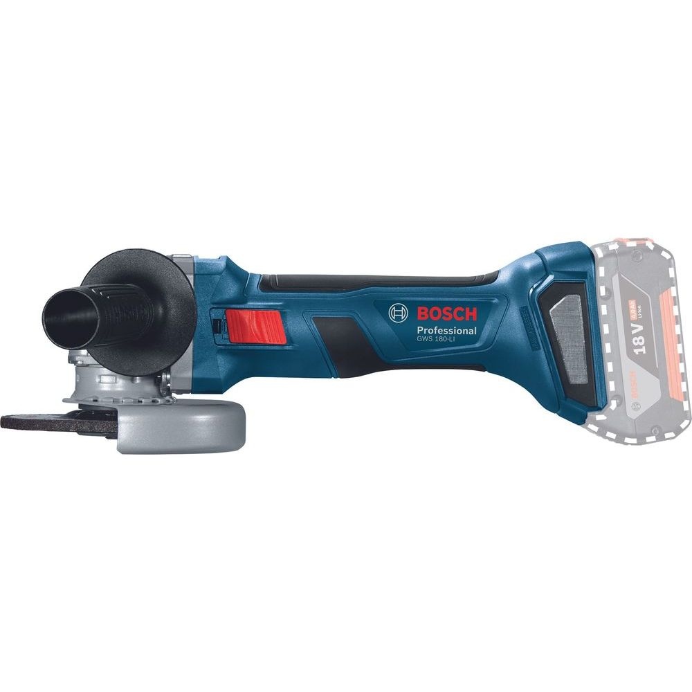 BOSCH GWS 180-LI-EC 18V 4.5 IN. CORDLESS PROFESSIONAL ANGLE GRINDER (115MM)
