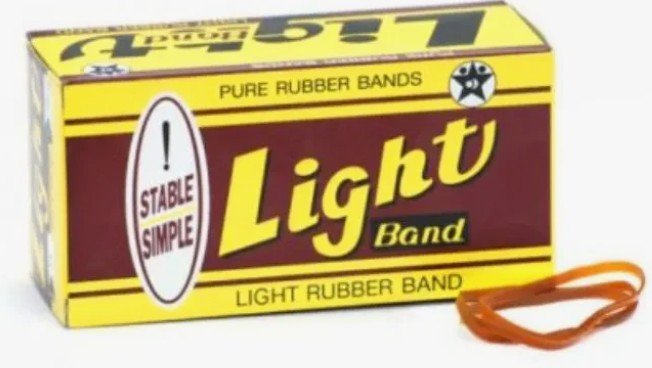 Light Rubber Band Size 32 (100GSM)