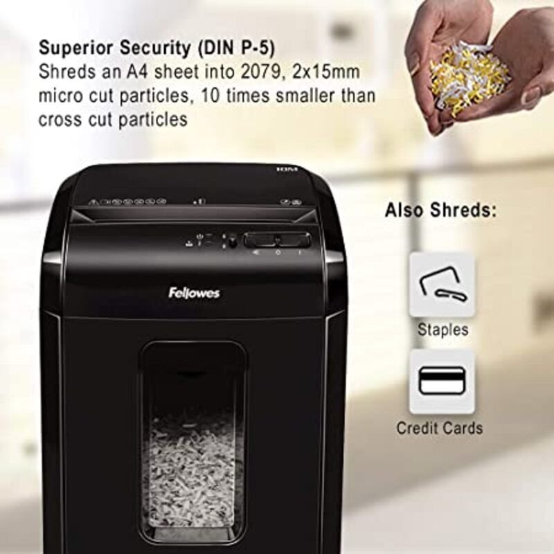 Fellowes Powershred 10M Micro Cut Shredder